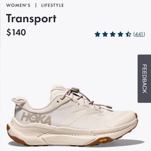 HOKA Transport - Eggnog - Size 6.5